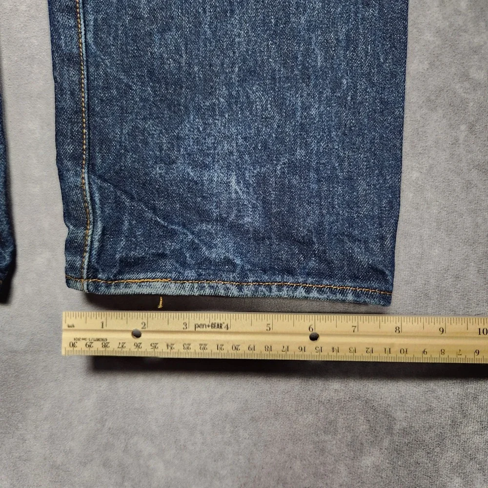 Levis 501 Original Fit Mens Straight Leg Button Fly Jeans (34x36 actual) 36x36